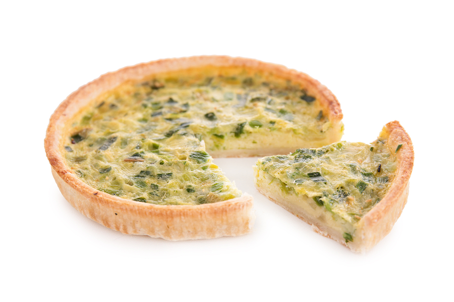 Tarte au poireau et reblochon