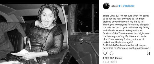 Adèle anniversaire