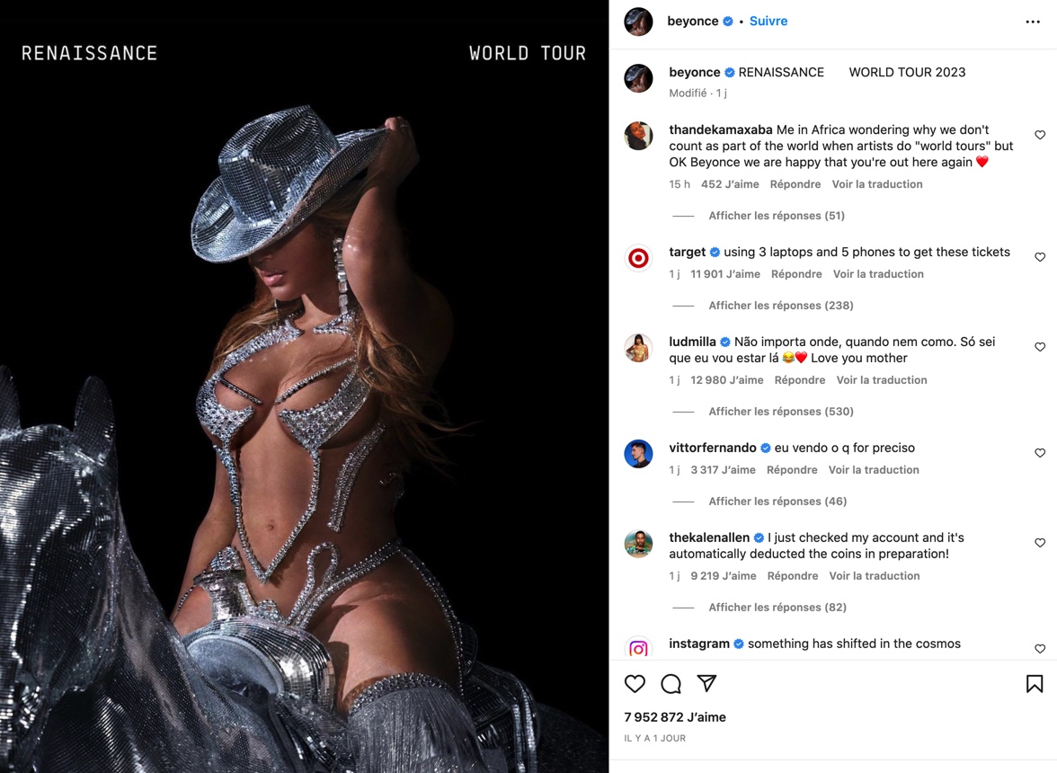 Beyoncé world tour 2023